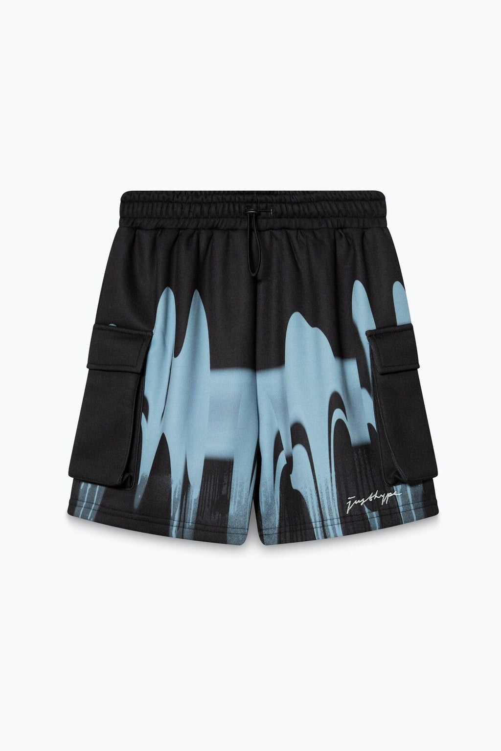 Hype Kids Multi Blue Drips Shorts
