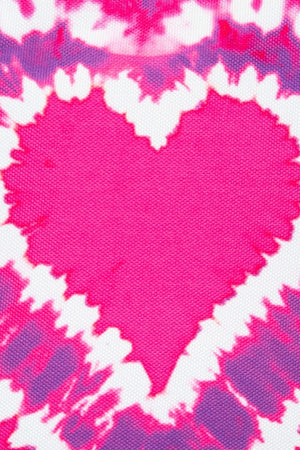 Hype Pink Heart Hippy Tie Dye Lunch Box