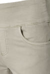 Tocada X Toxik3 Mid Rise Pull On Wide Leg Jeans - Beige