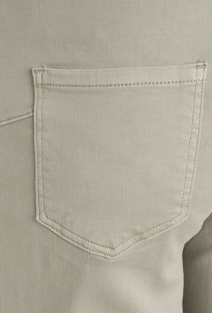 Tocada X Toxik3 Mid Rise Pull On Wide Leg Jeans - Beige