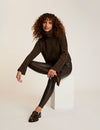 Commando Faux Leather Legging - Espresso