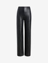 Commando Faux Leather Wide Leg Pant - Black