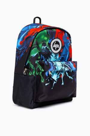 Hype Black Liquid Drips Backpack