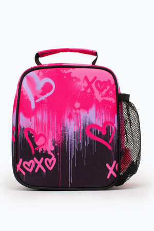 Hype Pink Hearts Drip Lunch Box