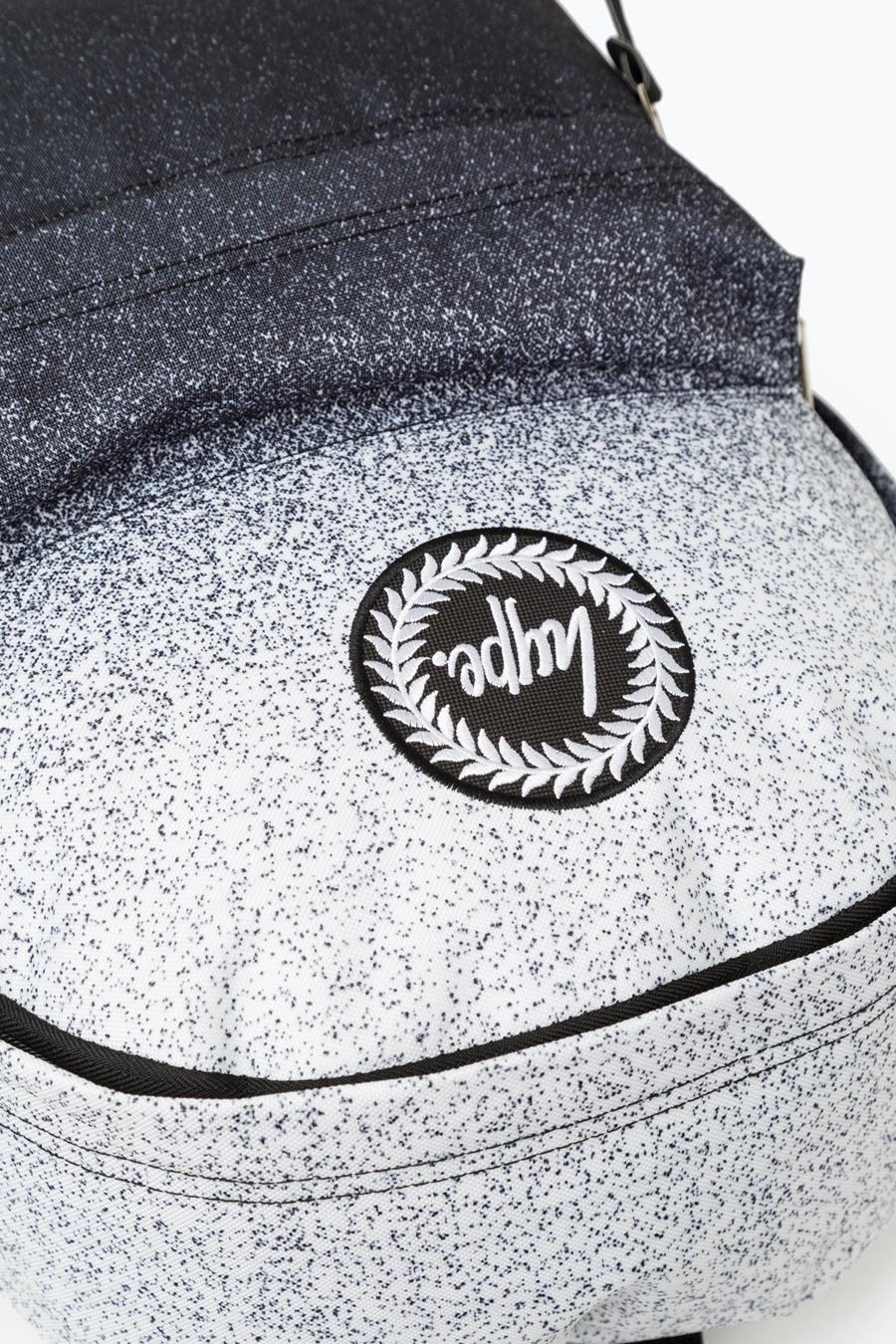 hype speckle fade mini backpack Hype Unisex Iconic Black/White Speckle Fade Kids Backpack