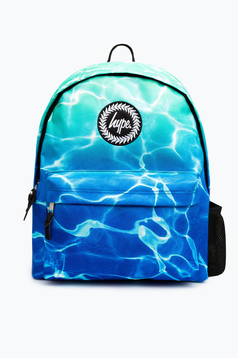 Hype Unisex Blue Pool Fade Iconic Backpack