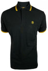 Trojan Twin-Tipped Pique Polo Shirt - Black