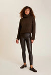 Commando Faux Leather Legging - Espresso