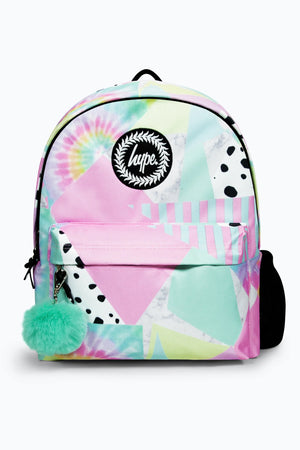 Hype Pastel Collage Backpack