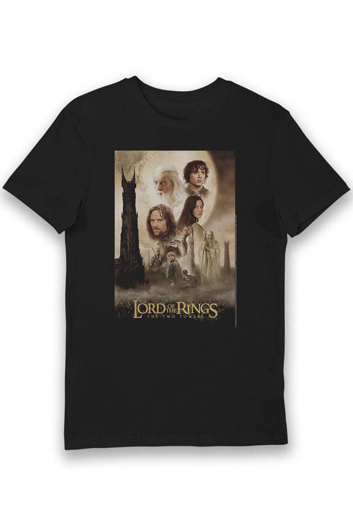 Lord of the Rings The Two Towers Adults T-Shirt - Black