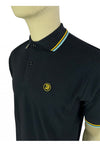 Trojan Twin-Tipped Pique Polo Shirt - Navy