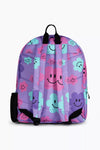 Hype Unisex Purple Happy Flowers Backpack