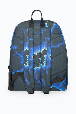 Hype Boys Black Blue Lightning Iconic Backpack