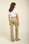 Toxik3 L21355-3 High Waist Wide Leg Jeans - Light Sage