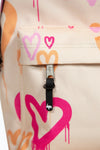 Hype Girls Peach Heart Drips Backpack