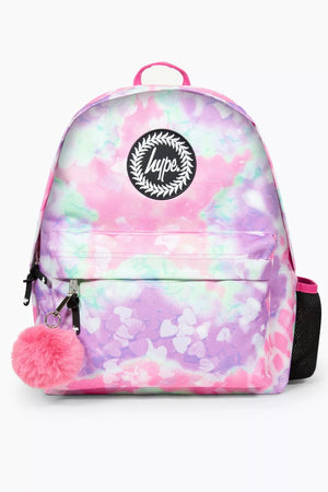 Hype Girls Multicoloured Tie Dye Star Iconic Backpack