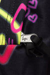 Hype Black Graffiti Heart Backpack
