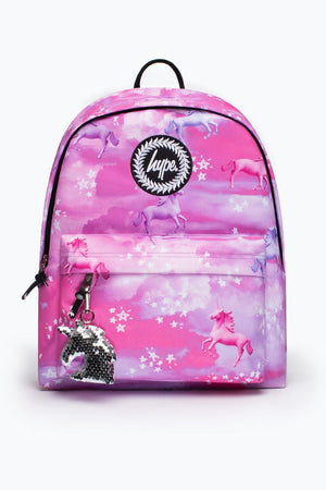 Hype Purple Unicorn Clouds Backpack