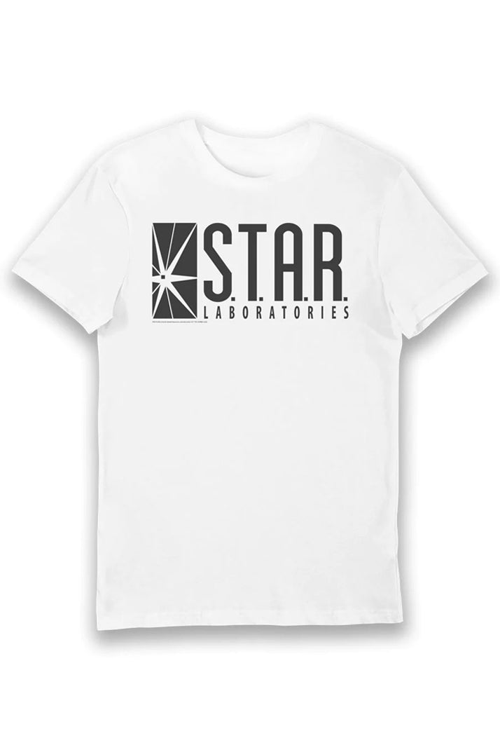 DC Comics Star Labs Adults T-Shirt - White