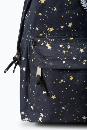 Hype Kids Black Gold Stars Backpack