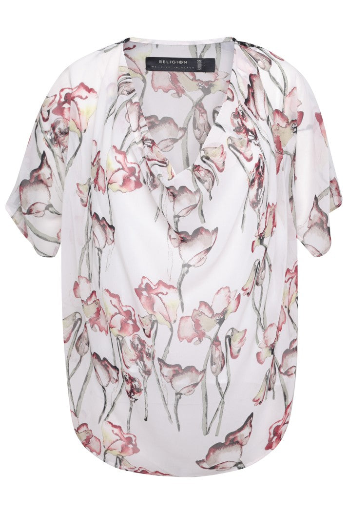 RELIGION CARE TOP - TIMID LIGHT PRINT