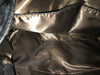 Stella Inspired Metallic Faux Suede Large Chain Bag - Black