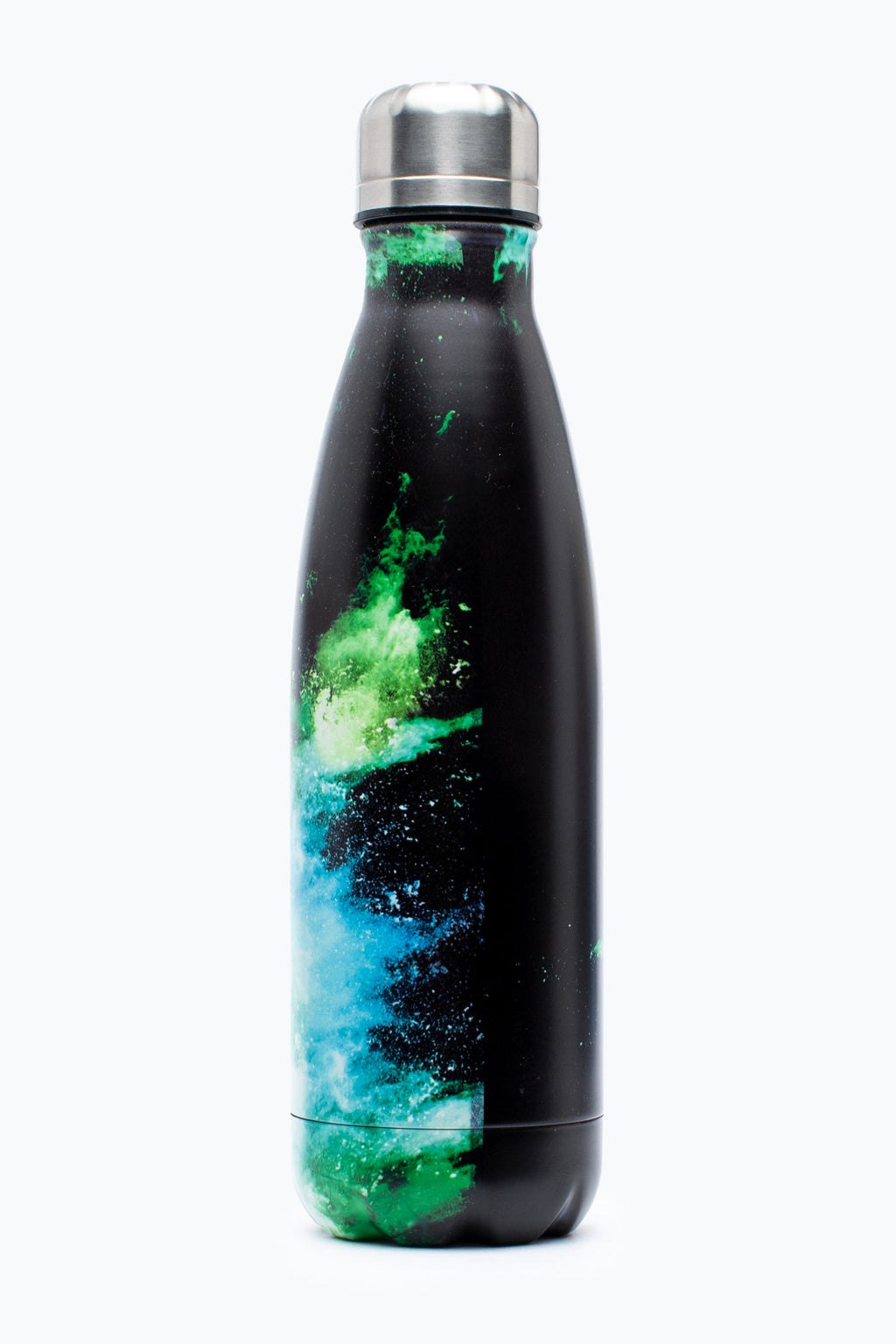 Hype Blue & Green Chalk Dust Metal Water Bottle