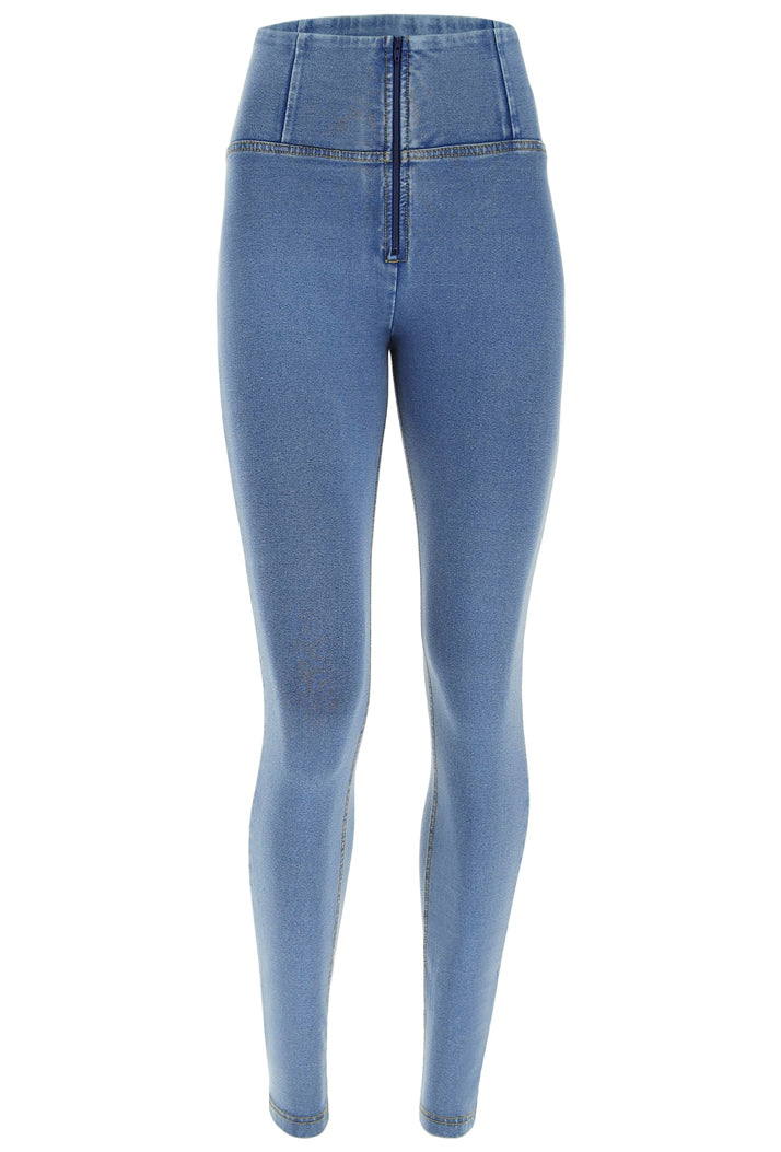 Freddy WR.UP® High-Rise Skinny-Fit Trousers in Denim-Effect Fabric