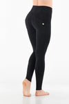 Freddy WR.UP® High Waist Skinny Push Up Organic Cotton Trousers - Black