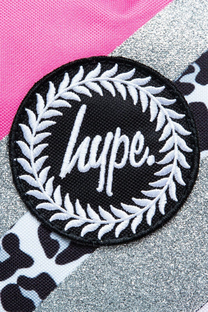 Hype Glitter Leopard Wave Backpack