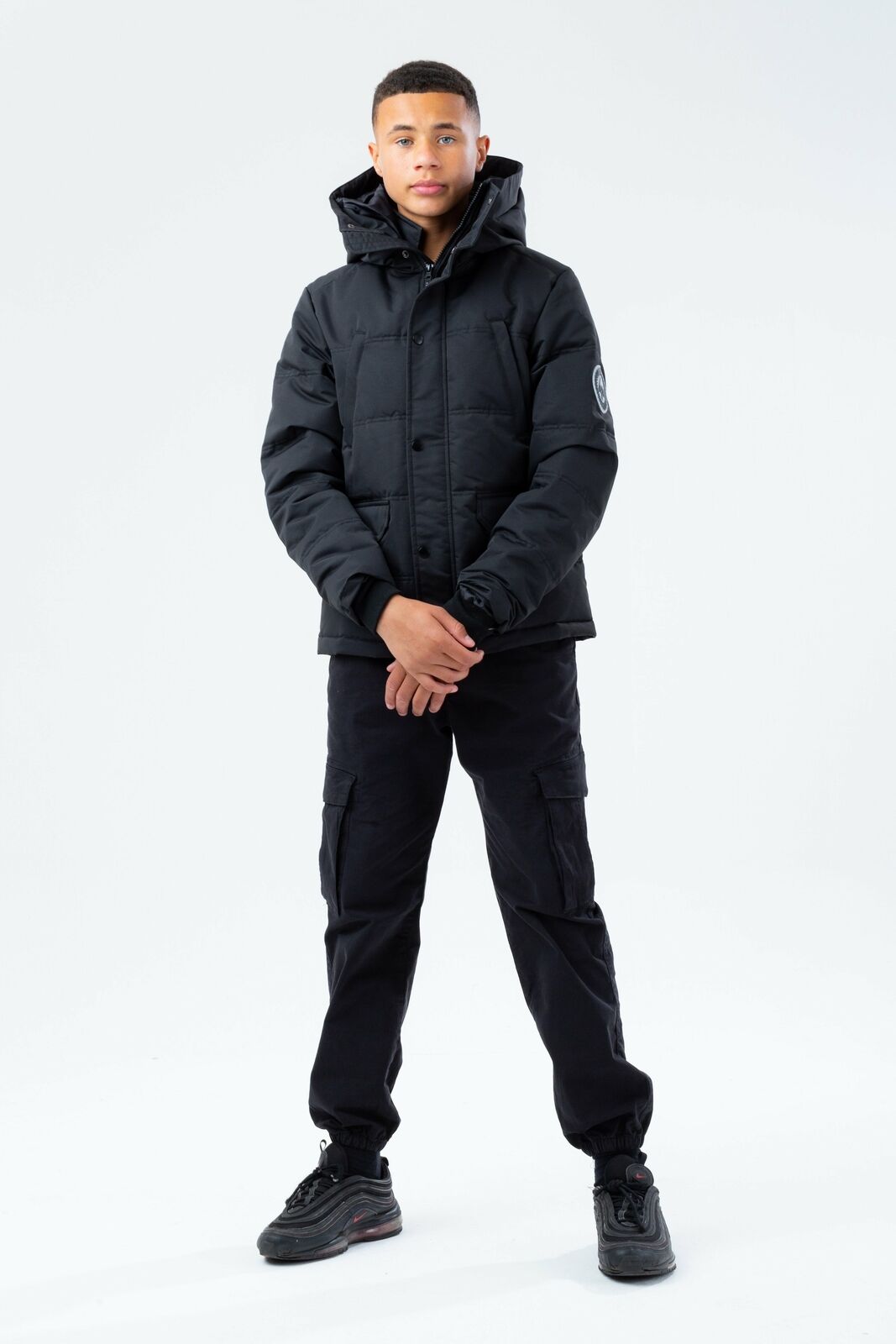 Hype Black Hood Kids Puffer Jacket – db3online1