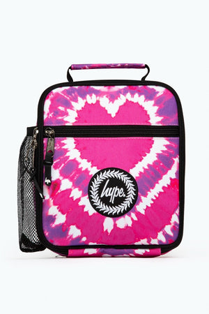 Hype Pink Heart Hippy Tie Dye Lunch Box