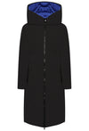 Rino & Pelle Keila Reversible Hooded Puffer Coat - Amparo Blue/Black