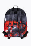 Hype Unisex Black Red Sky Crest Backpack