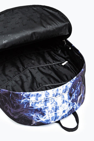 Hype Unisex Blue Lightning Sky Outline Crest Backpack