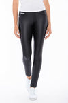 Slim-Fit N.O.W.® Faux Leather Pants Trousers - Black