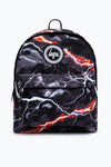 Hype Unisex Black Smokey Storm Outline Crest Backpack