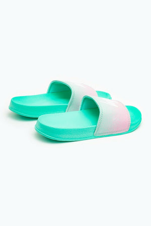 Hype Mint Speckle Fade Kids Sliders