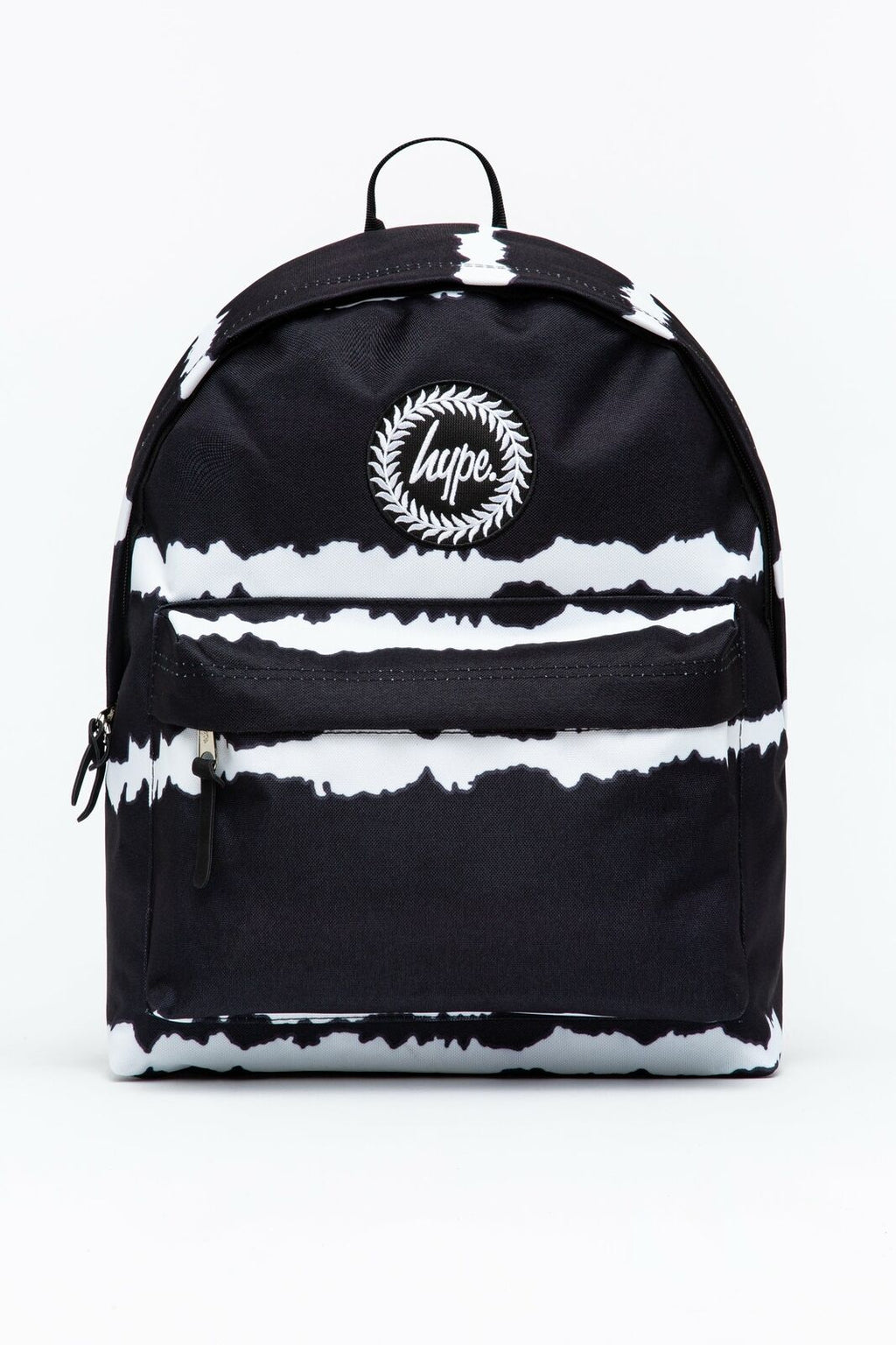 Hype Black Stripe Tie Dye Backpack