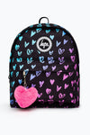 Hype Unisex Scribble Heart Pink Crest Backpack