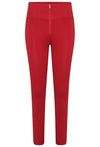 Freddy WR.UP® High-Rise Skinny-Fit Stretch Cotton Trousers - Chilli Pepper