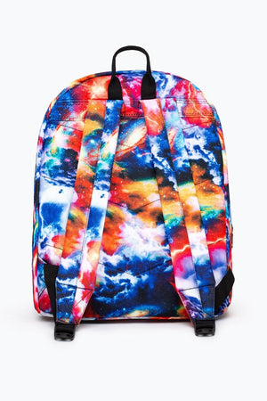 Hype Blue & Orange Lightning Galaxy Backpack