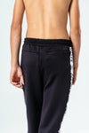 Speckle Fade Poly Kids Joggers - Black/White