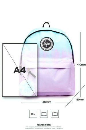 Hype Blue/Lilac Drips Backpack