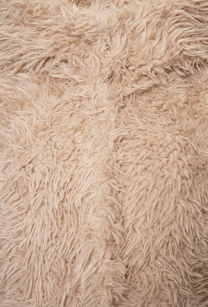 Rino & Pelle Welda Shaggy Faux Fur Coat - Cloudy Pink