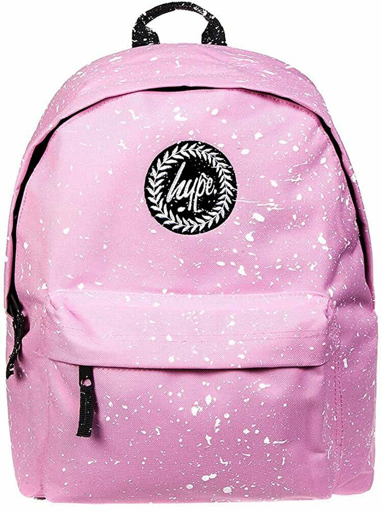 Hype Splat Backpack - Baby Pink/White