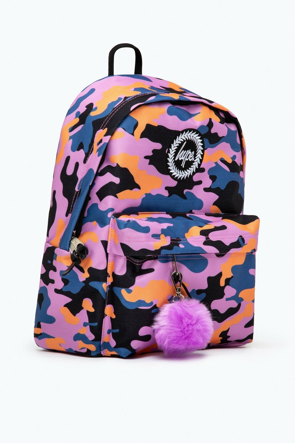 Hype Purple & Orange Camo Backpack