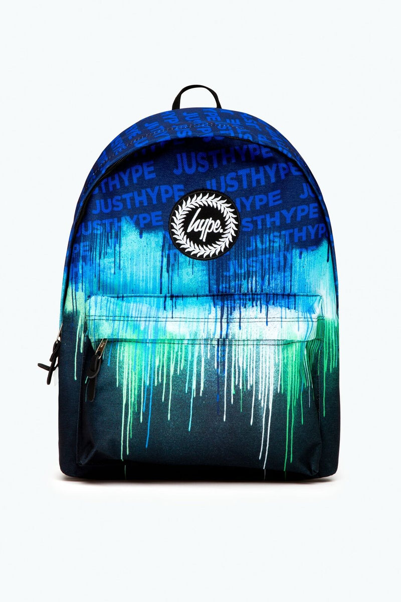 Hype Blue Just Drip Backpack