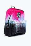 Hype Unisex Pink Drip Crest Backpack