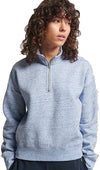Superdry Organic Cotton Vintage Logo Henley Sweatshirt - La Blue Marl